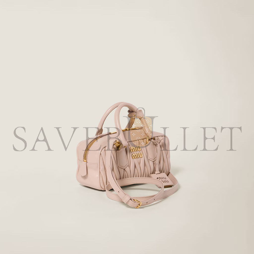 M1v M1v arcadie matelassÉ nappa leather bag 5bb142 (22*10.5*7.5cm)